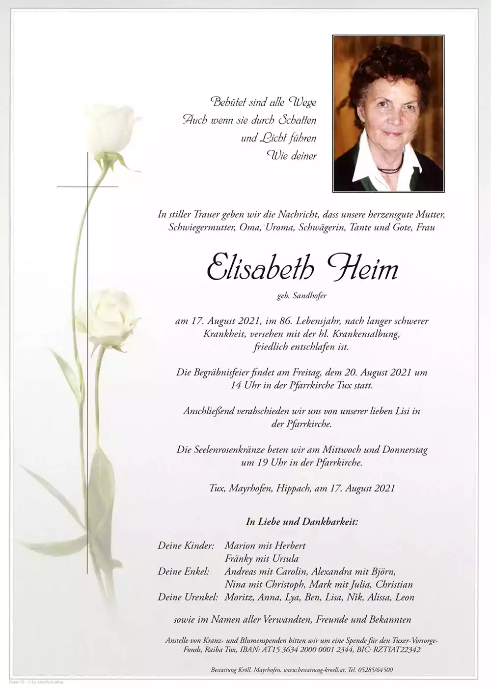 Parte von Elisabeth Heim